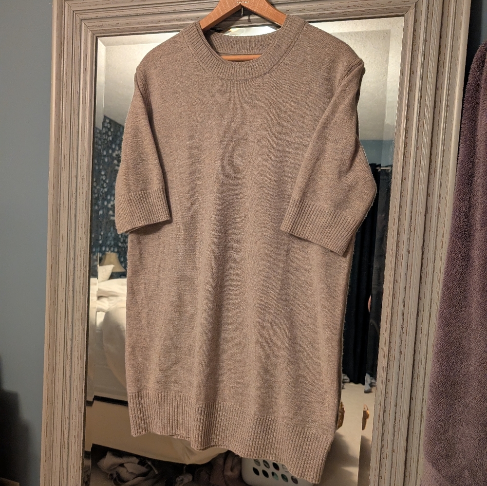 Brochu Walker Taupe Crew Neck Sweater